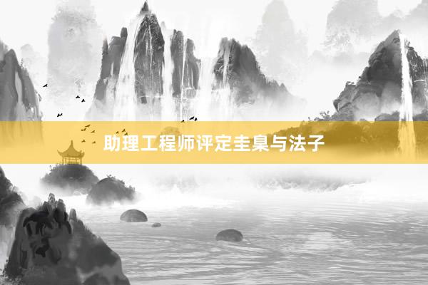 助理工程师评定圭臬与法子